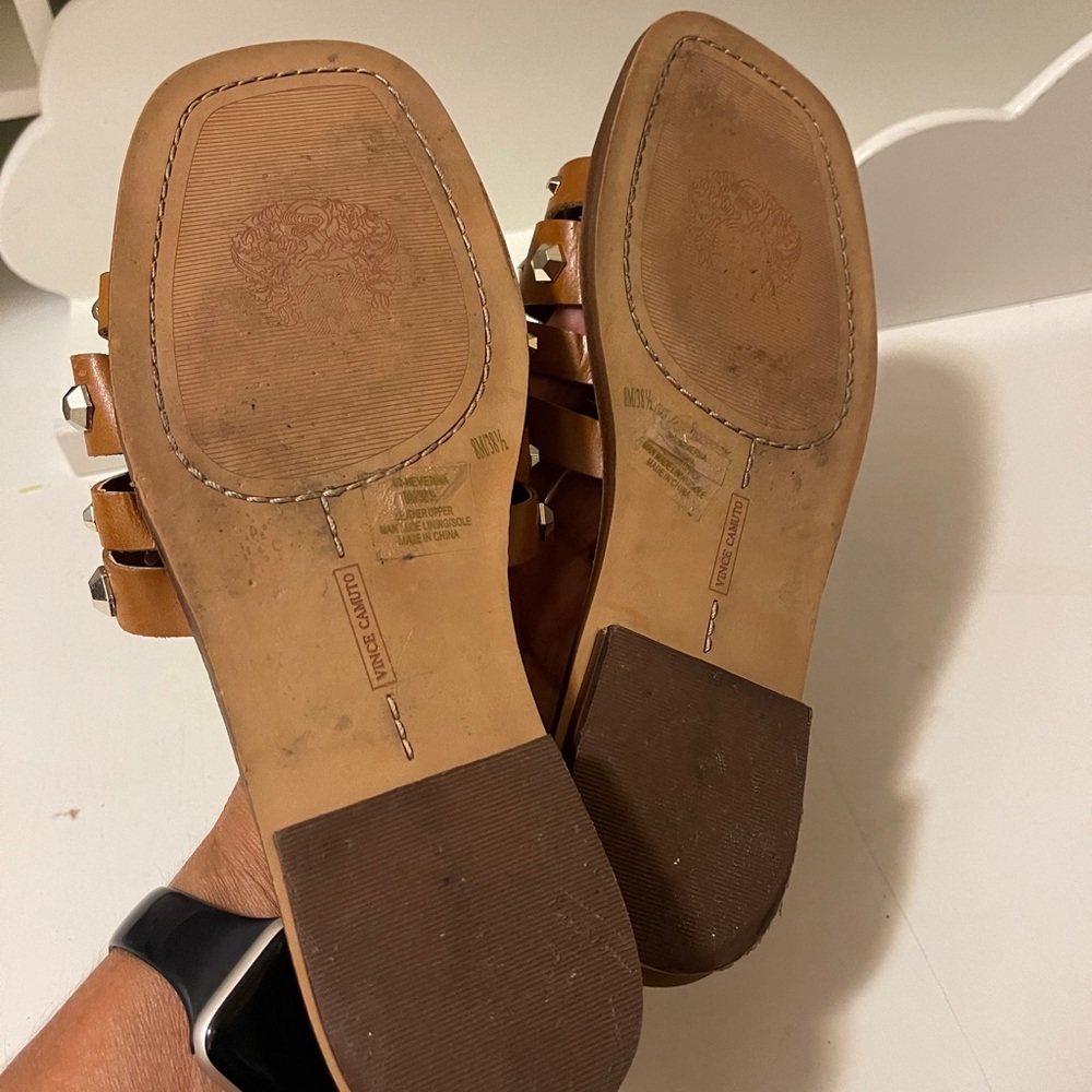 Vince Camuto Studded Leather
Slide Sandals Neverna
Sandstone - Picture 9 of 10